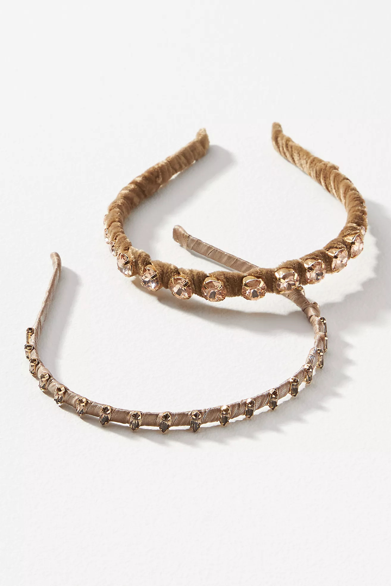 Crystal Embellished Headbands, Set of 2 | Anthropologie (US)