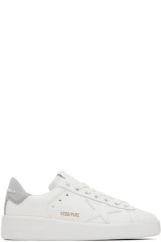 Golden Goose - White Purestar Sneakers | SSENSE