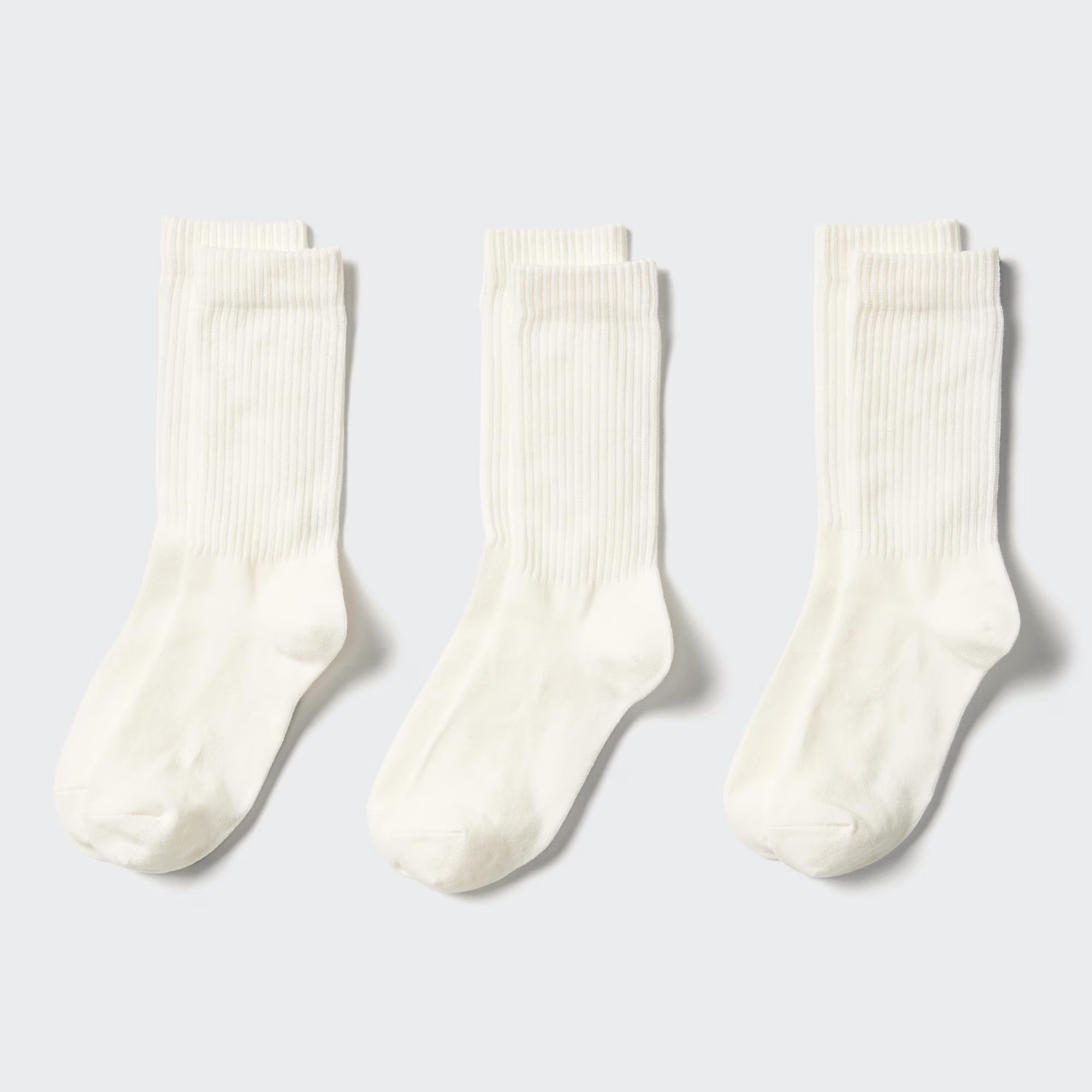 Ribbed Socks (3 Pairs) | UNIQLO (US)