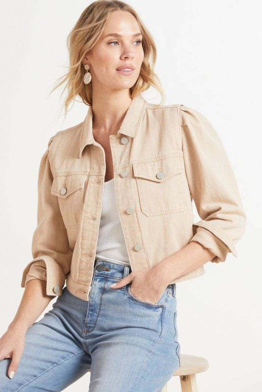 BLANKNYC Rose Dust Denim Jacket | EVEREVE | Evereve