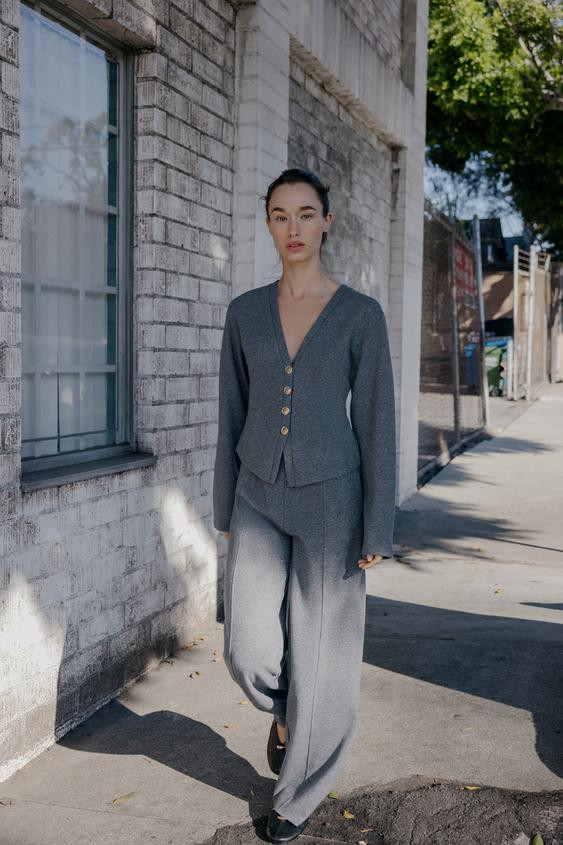 SOFT TOUCH PALAZZO PANTS | Zara US