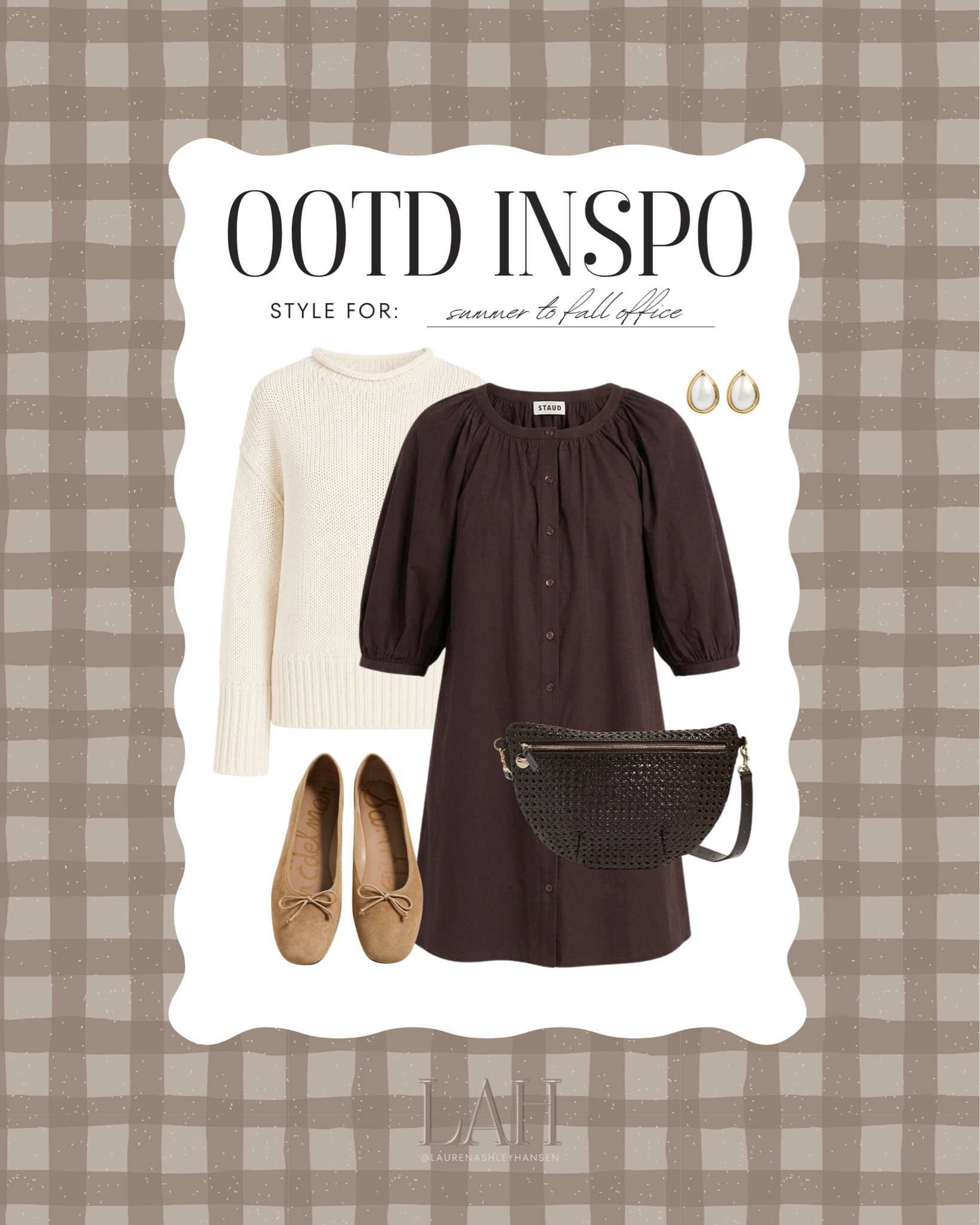 The cutest summer to fall outfit inspiration from Shopbop! I love this brown mini dress. It can easily be dressed up or down depending on the occasion. The perfect classy chic fall outfit!

#LTKootd #LTKgrwm