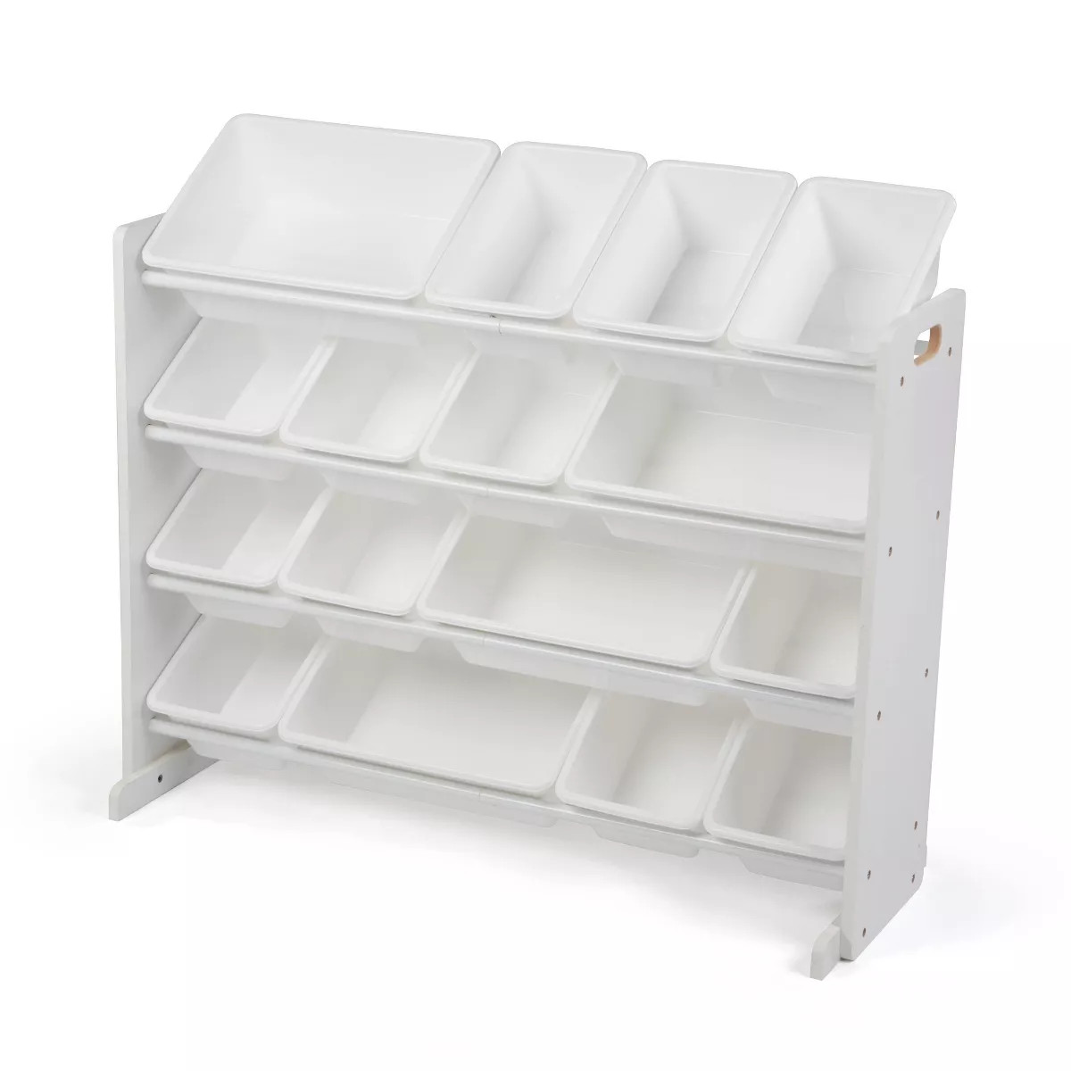 Kids' Super-Size Toy Organizer White - Humble Crew: Toy Storage Organizer with 4 Bin Shelves, MDF... | Target