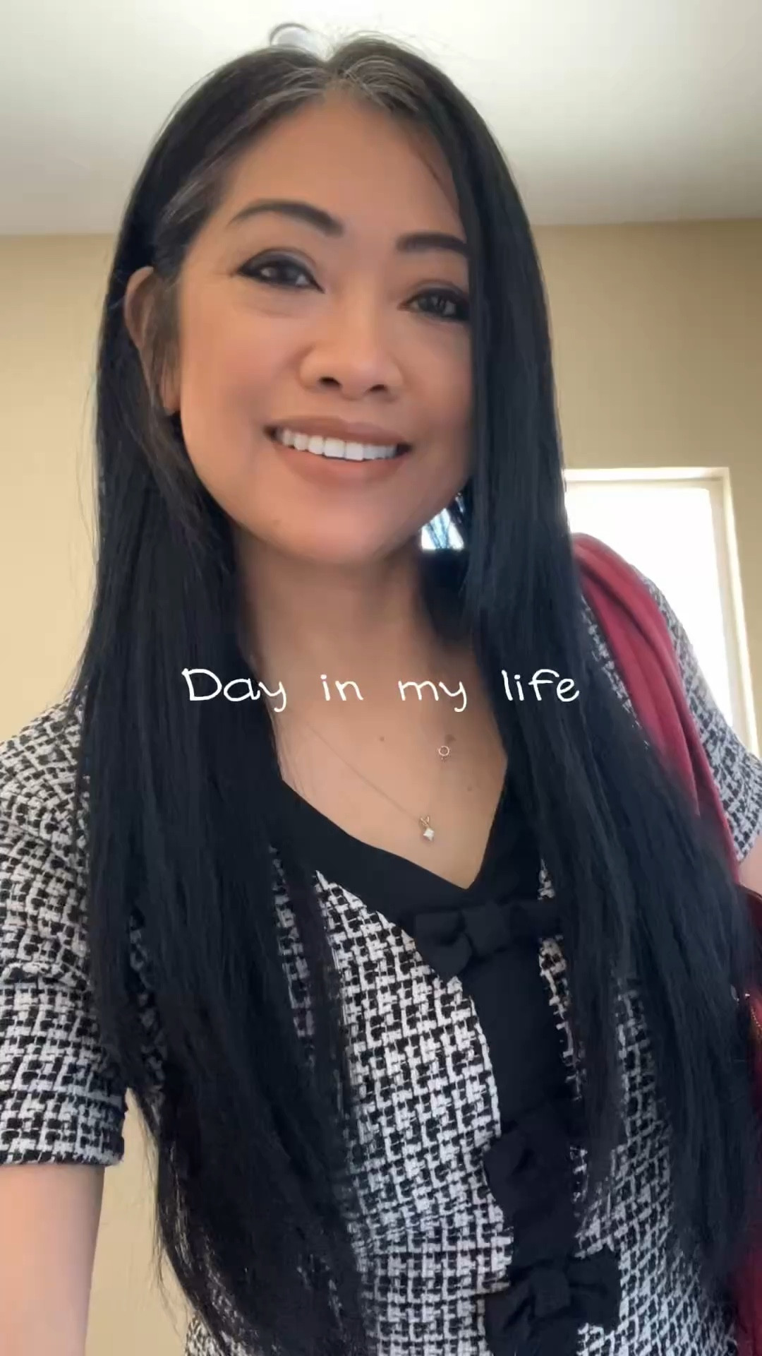 My work outfit of the day is this tweed dress and I added a red tote bag for a pop of color.  

#LTKdayinmylife #LTKmomlife #LTKootd