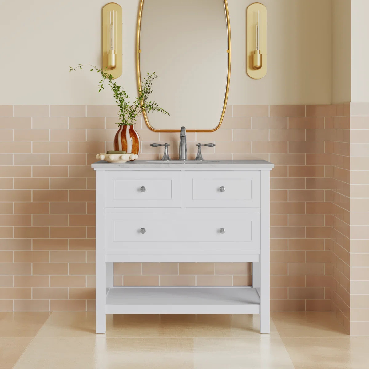 Voss 36" Single Bathroom Vanity Set | Wayfair North America