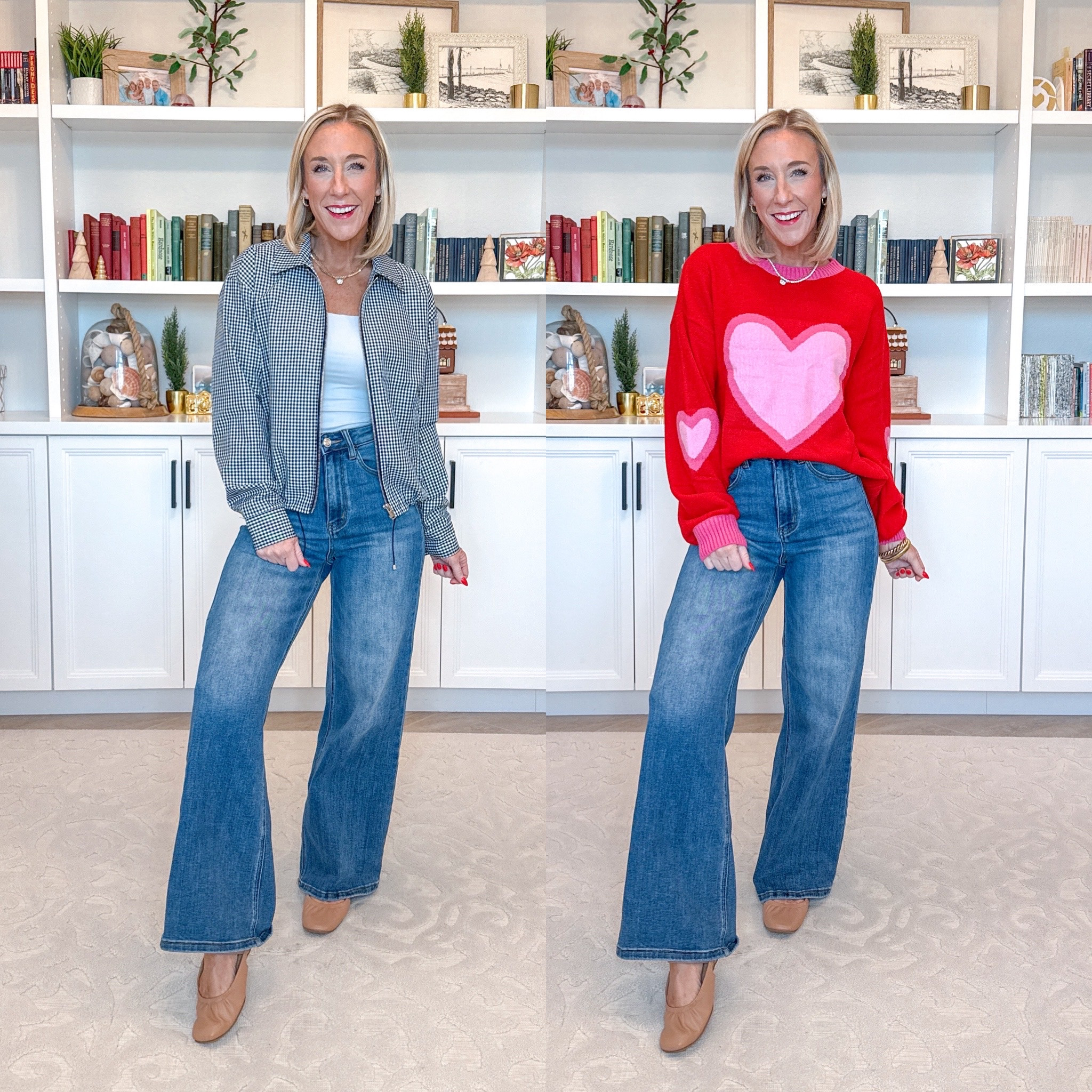 Walmart - more new arrivals * Dark High Rise Straight Jean - Size 2. 

Collared Bubble Jacket - size XS. $32. 

Red Heart Sweater - size Small. $22.98. 

 

#LTKOver40 #LTKSeasonal #LTKFindsUnder50