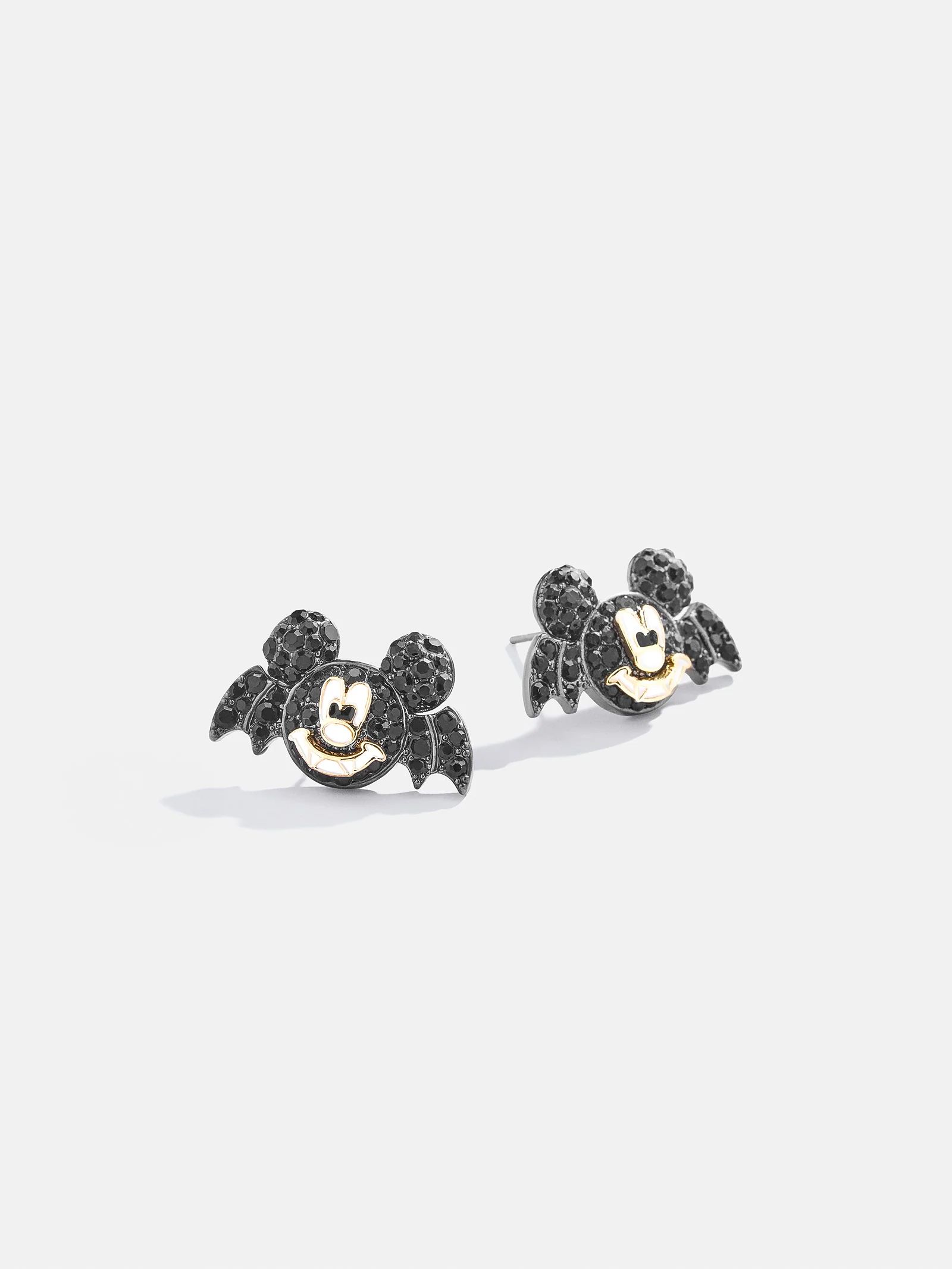 Mickey Mouse Disney Bat Earrings - Disney Bat Stud Earrings | BaubleBar (US)