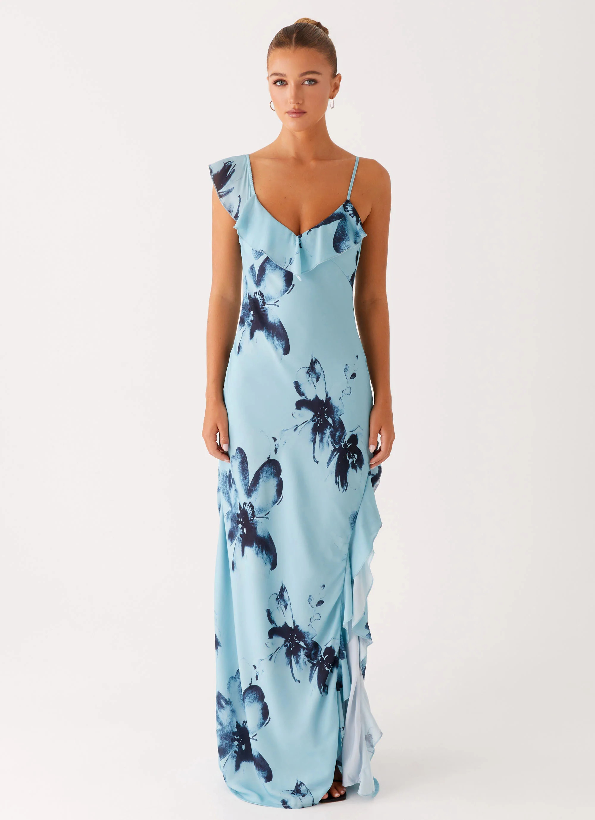 Goldsmith Maxi Dress - Blue Black Floral | Peppermayo (Global)