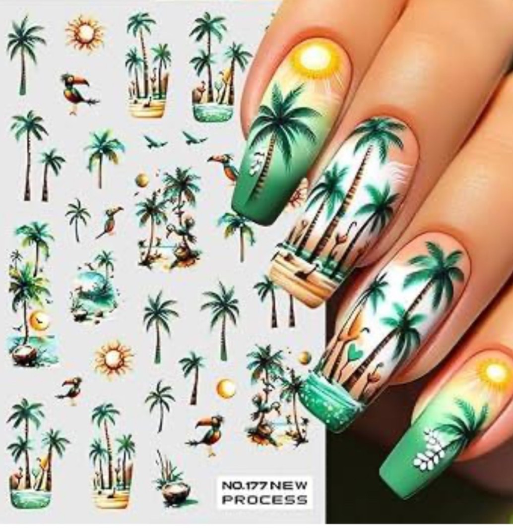 Affordable cute summer nails 🌴

#LTKselfcare #LTKmomlife #LTKgrwm