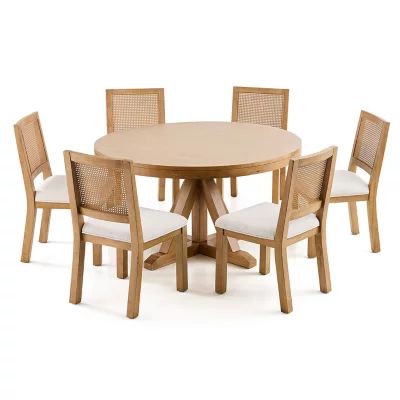 Details by Becki Owens 7-Piece Lily Dining Set with Table and Chairs | Sam's Club
