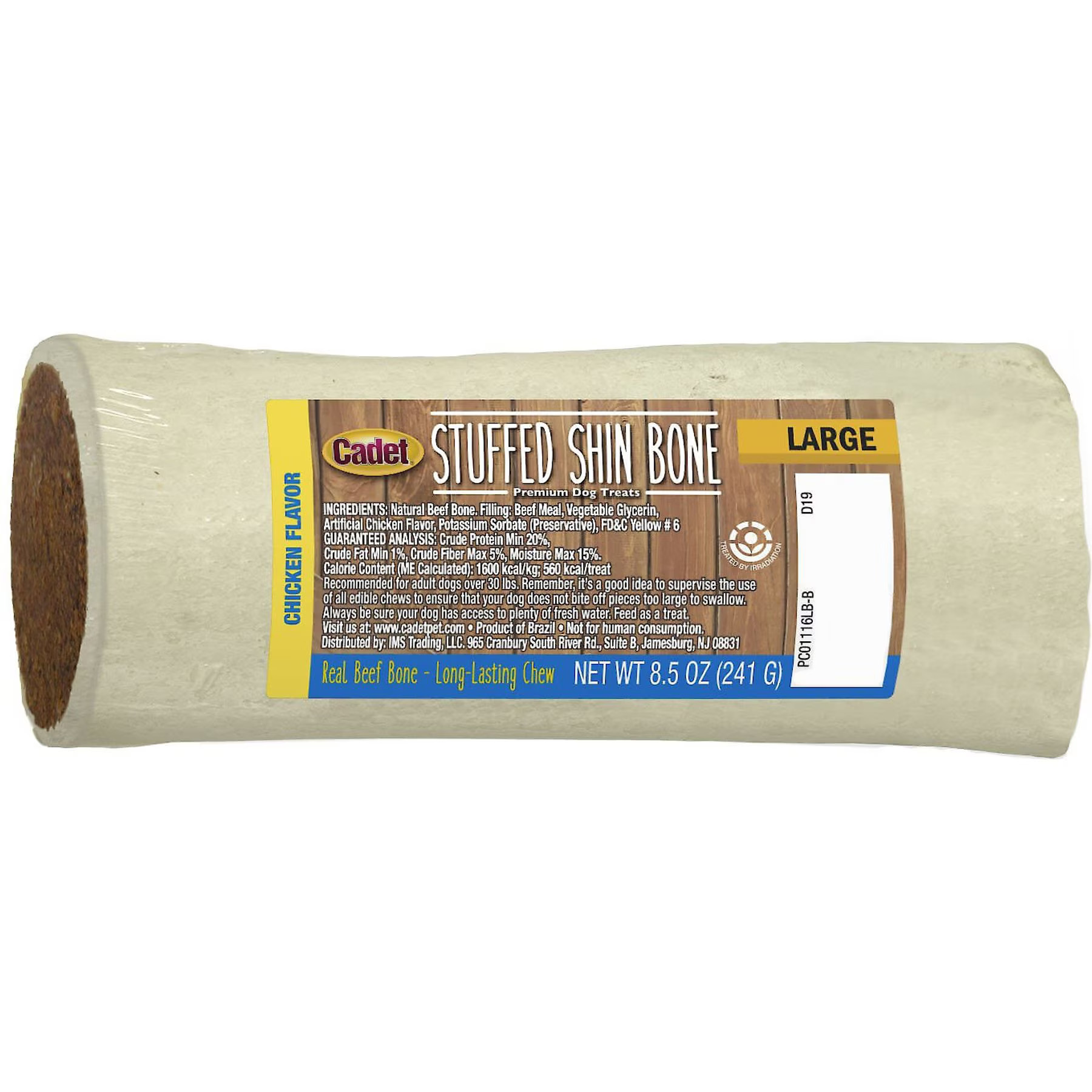 Cadet Stuffed Shin Bones Chicken Flavor Dog Bones | Chewy