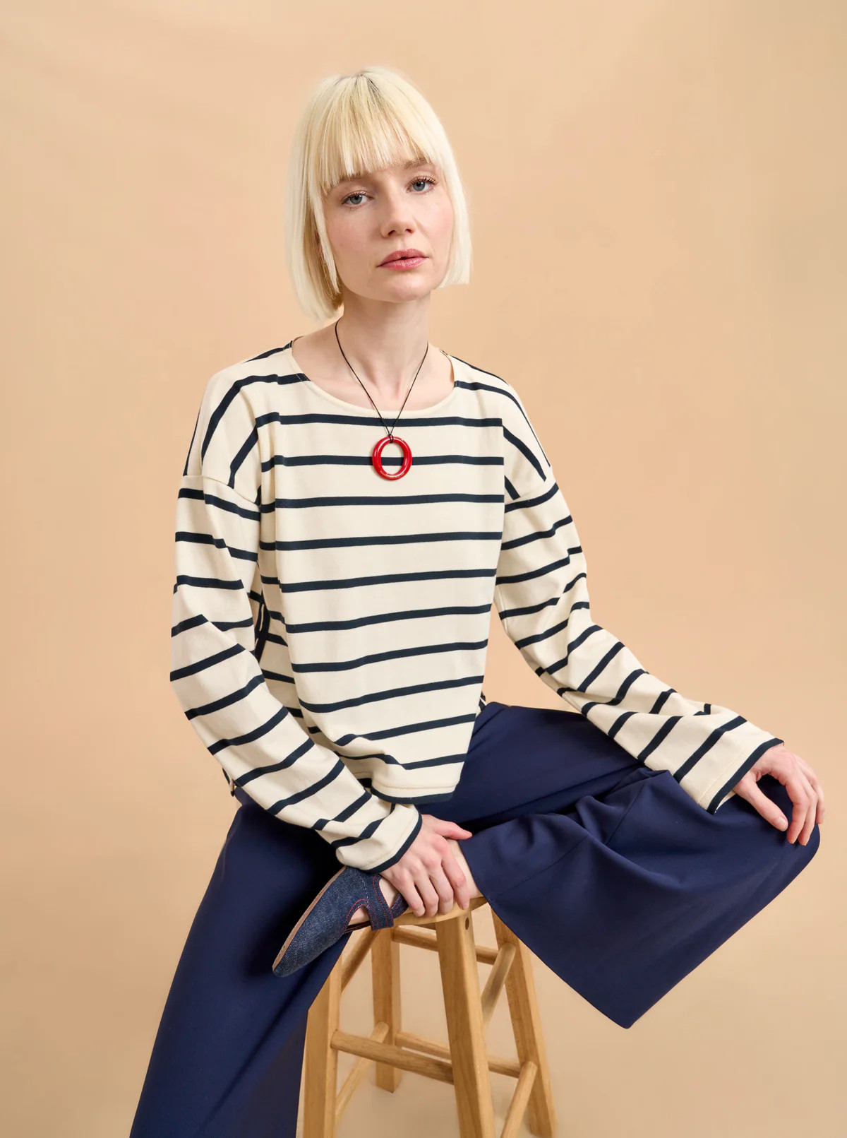 Breton Long Sleeve Tee Stripe | La Ligne NYC | La Ligne