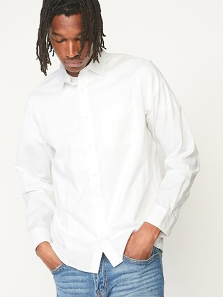 Regular-Fit Built-In Flex Everyday Shirt for Men | Old Navy (US)
