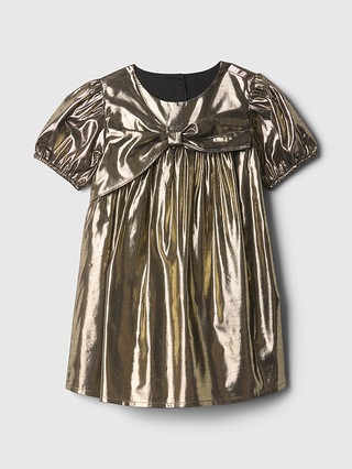 babyGap Metallic Bow Dress | Gap (US)