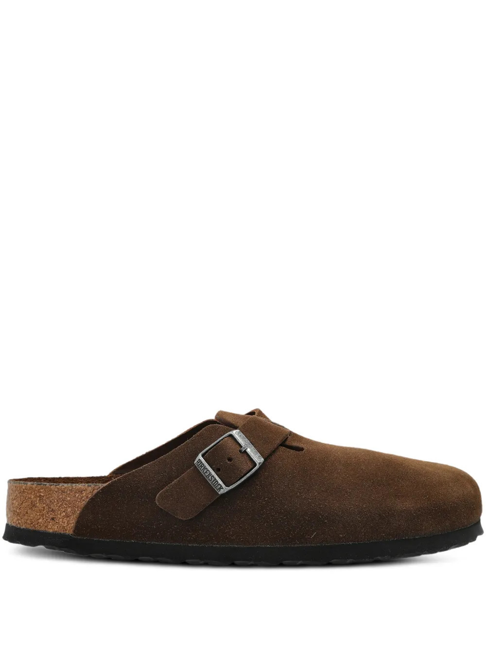 Birkenstock Boston suede clogs - Brown | Farfetch Global