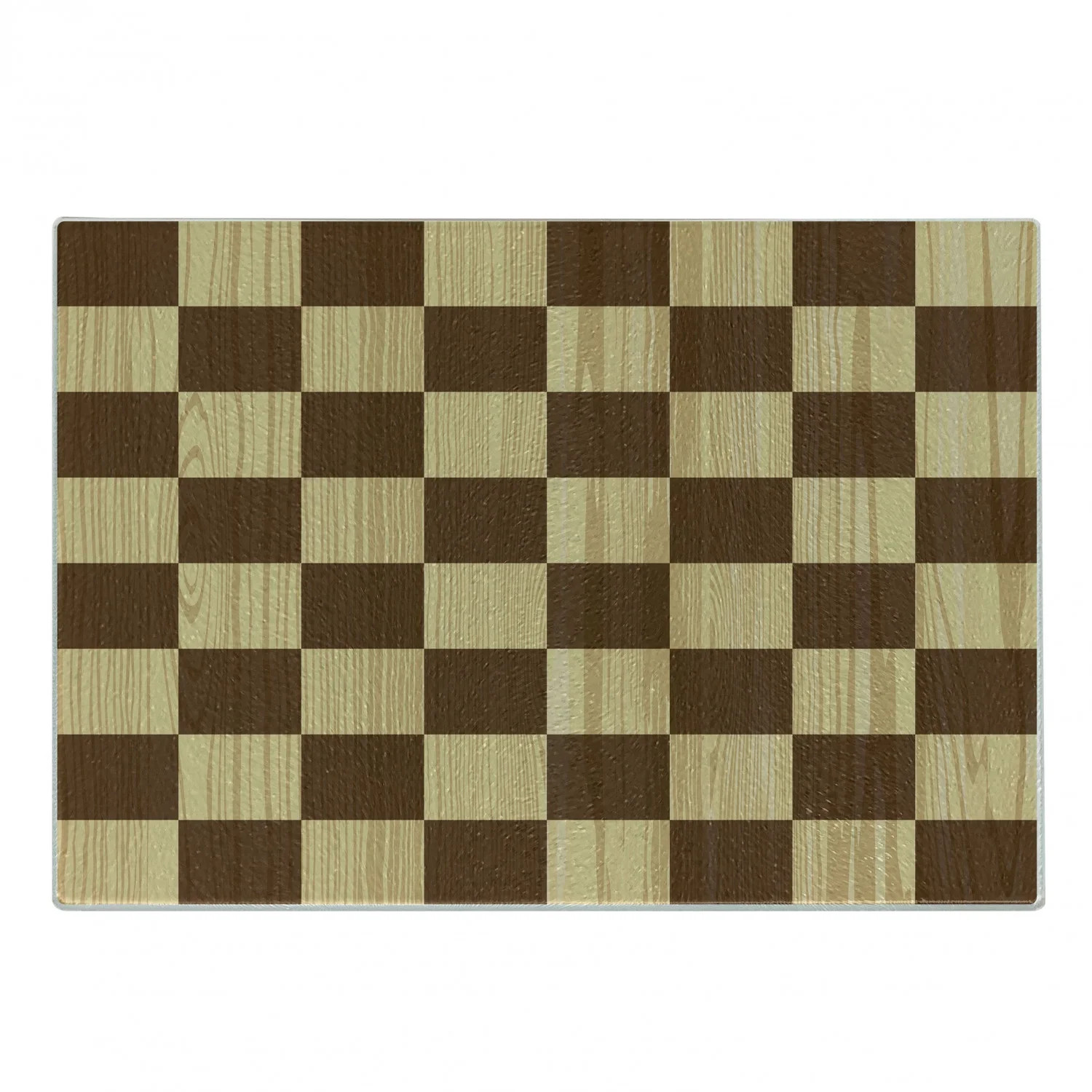 Checkered Cutting Board, Empty Checkerboard Wooden Seem Mosaic Texture Image Chess Game Hobby The... | Walmart (US)