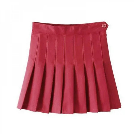 SweetCandy Spring Skirt Women High Waist Ball Pleated Skirts Harajuku Skirts Solid A-line Sailor Ski | Walmart (US)