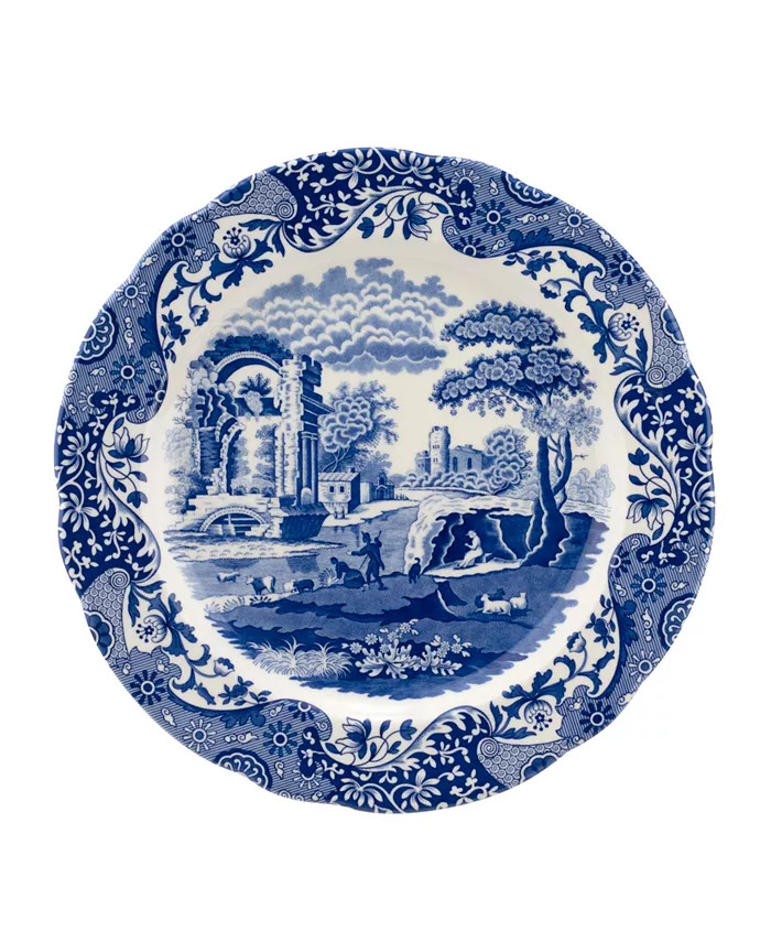 Blue Italian Charger Plate | Macy's Canada