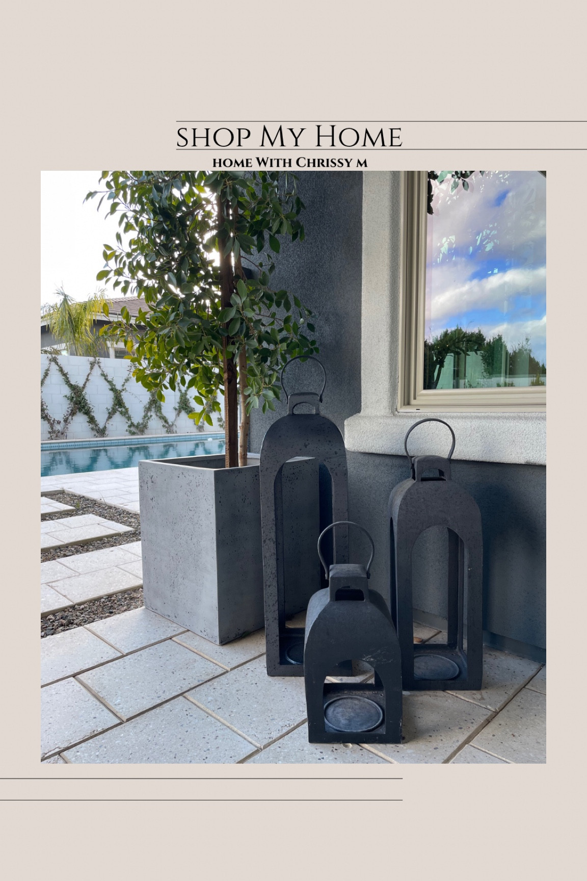 My favorite outdoor lanterns! 

Outdoor decor 
Lanterns 
Patio decor 
Concrete planter 

#LTKSeasonal #LTKFind #LTKhome