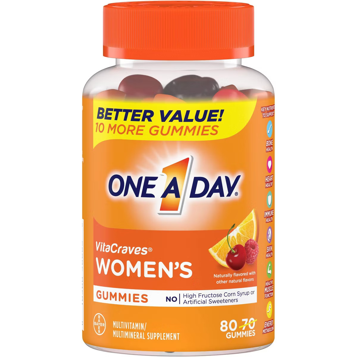 One A Day Women's Multivitamin Gummies - 80ct | Target