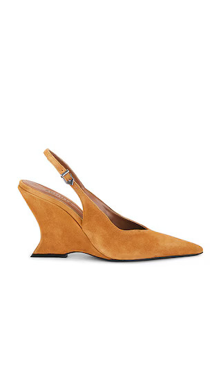 Favorite Siena Buckle Slingback Pump in Wood

              
    
        
        
            F... | Revolve Clothing (Global)