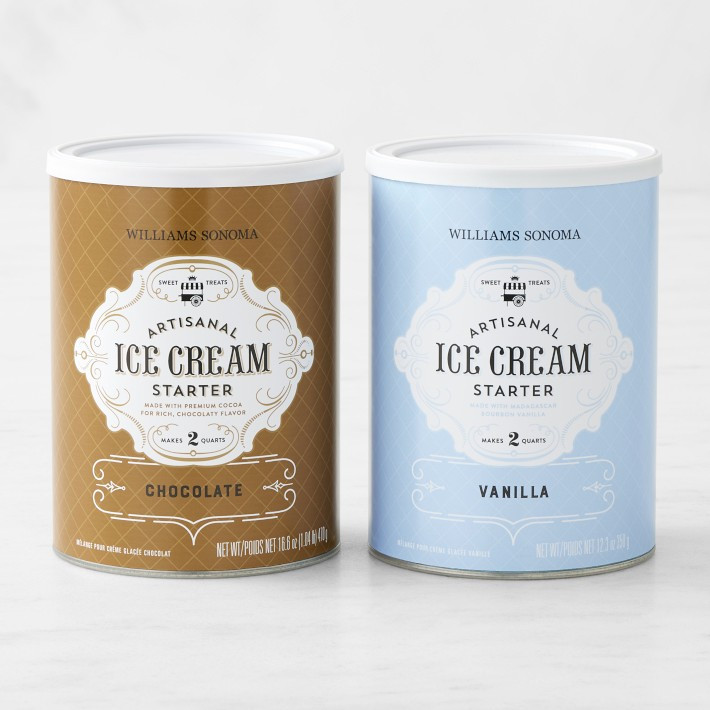 Williams Sonoma Chocolate & Vanilla Ice Cream Starter Set | Williams-Sonoma