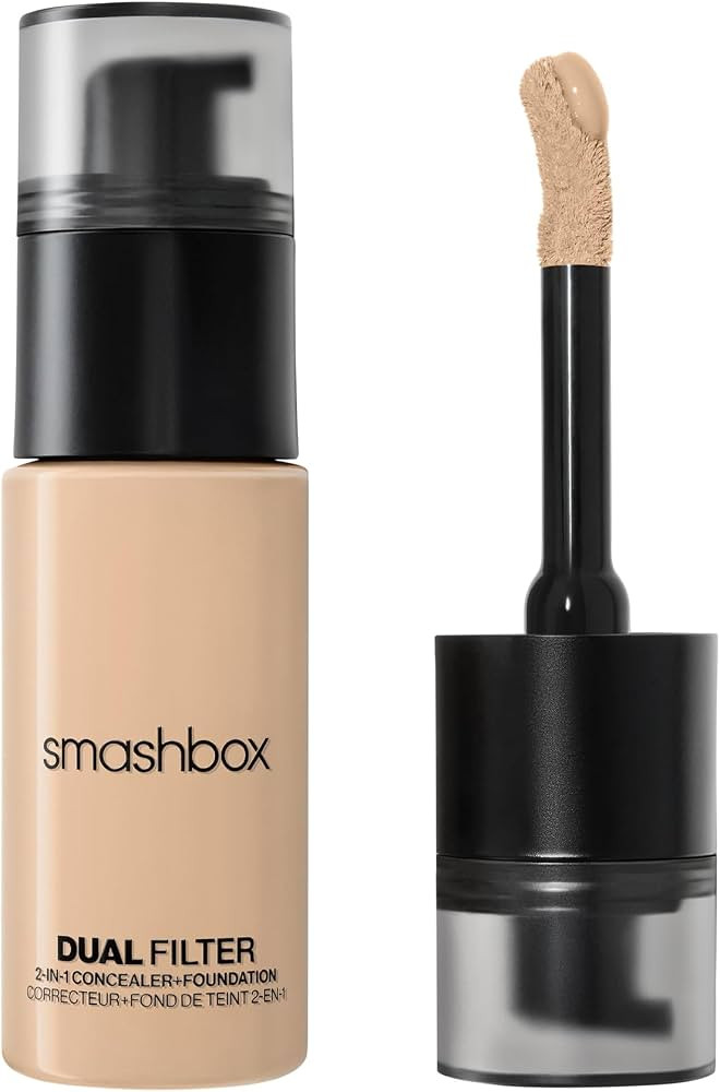 Smashbox Dual Filter 2-In-1 Full Coverage Concealer and Foundation | Long Lasting, Humidity Resis... | Amazon (US)