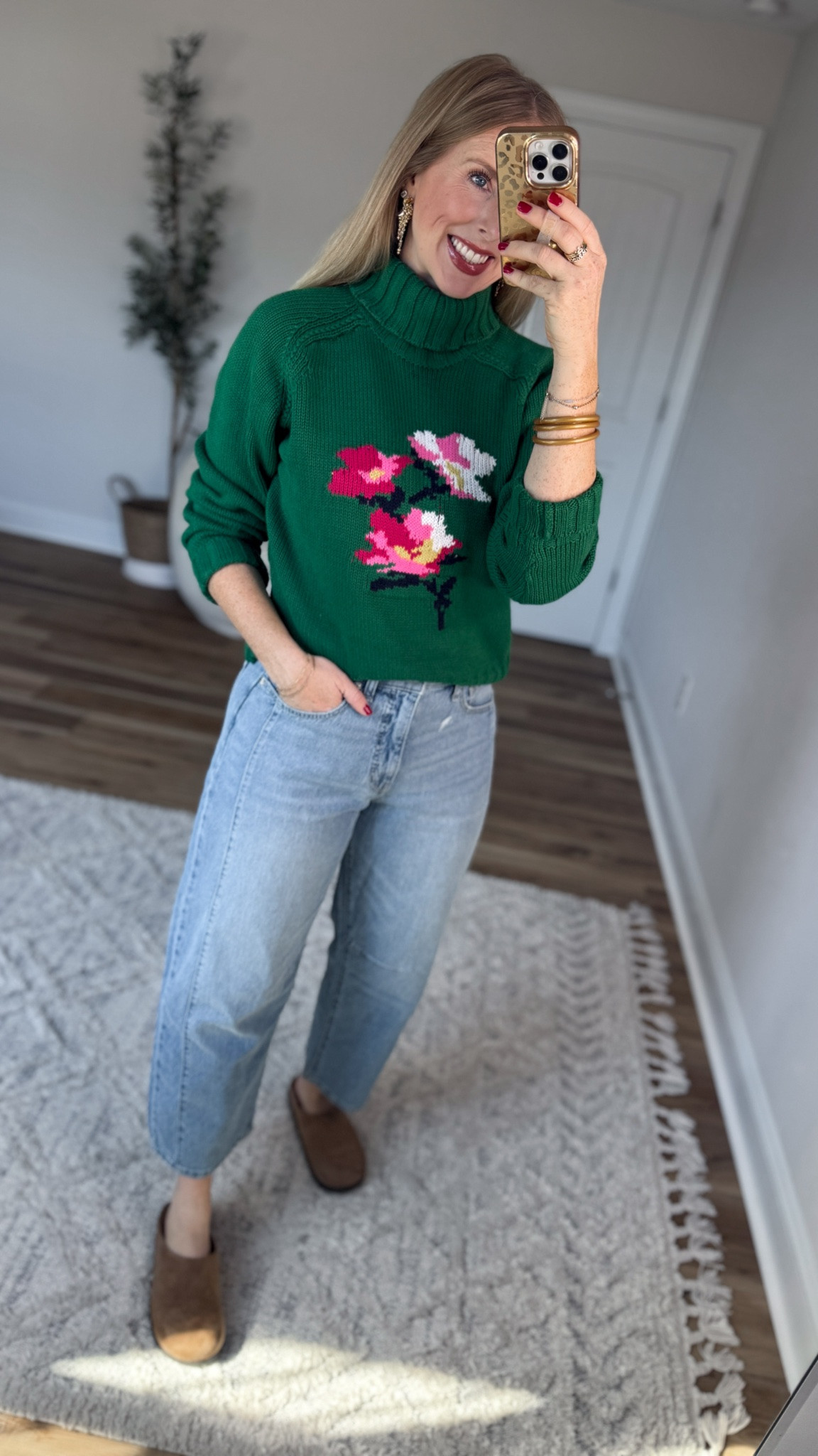Daily try on, Walmart outfit, Walmart fashion, Walmart try on, free assembly, barrel jeans

#LTKootd