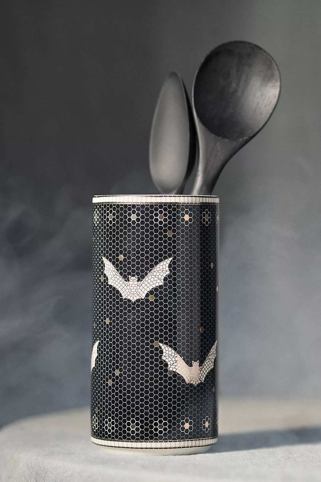 The Bistro Tile Stoneware Vase: Halloween Edition | Anthropologie (US)
