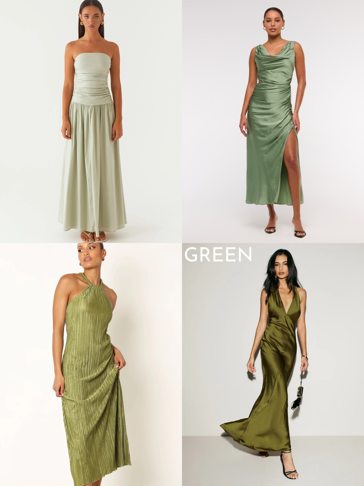 Green wedding guest dresses #weddingguest 