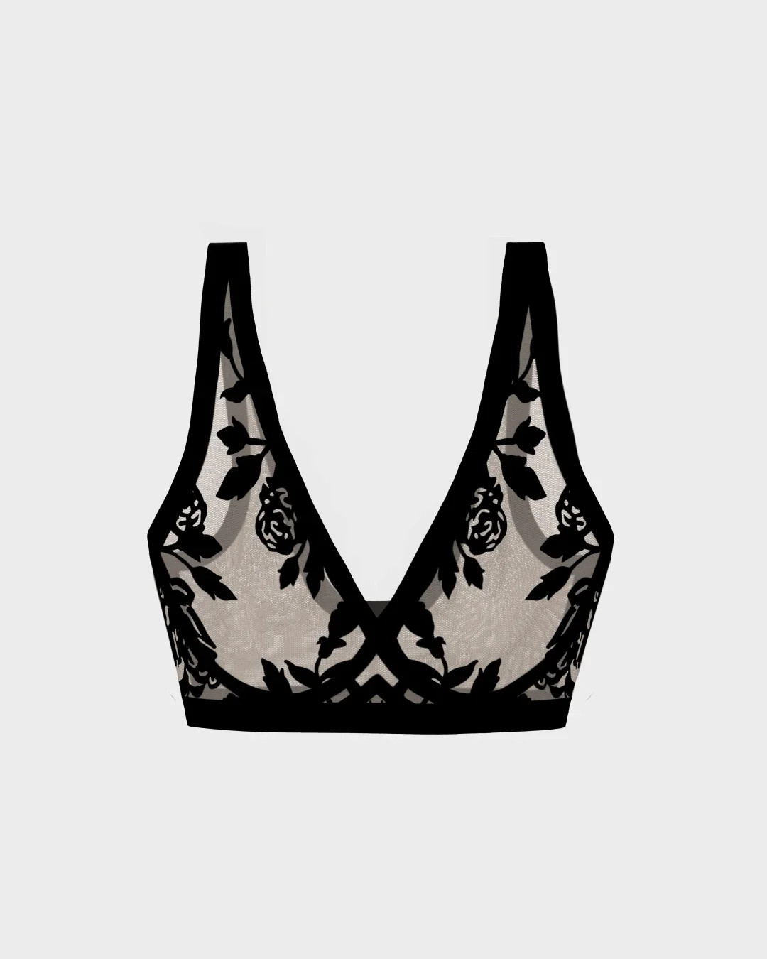 Madam Noir Mesh Bralette Top for Women | EBY | EBY (US)