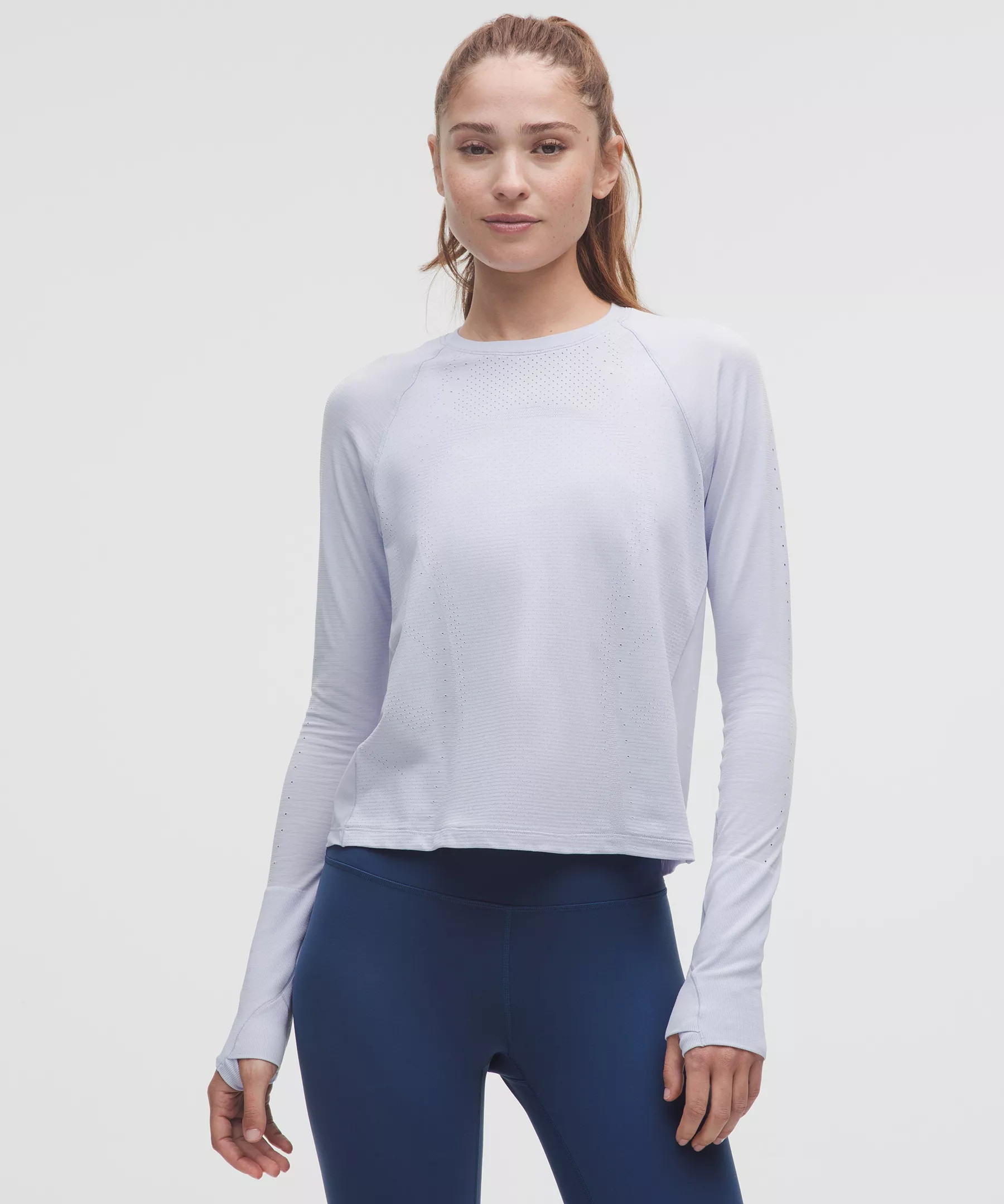 Swiftly Mesh-Back Long-Sleeve Shirt | Lululemon (US)