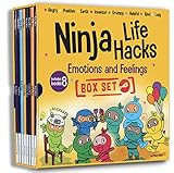 Ninja Life Hacks Emotions and Feelings 8 Book Box Set (Books 1-8: Angry, Inventor, Positive, Lazy... | Amazon (US)