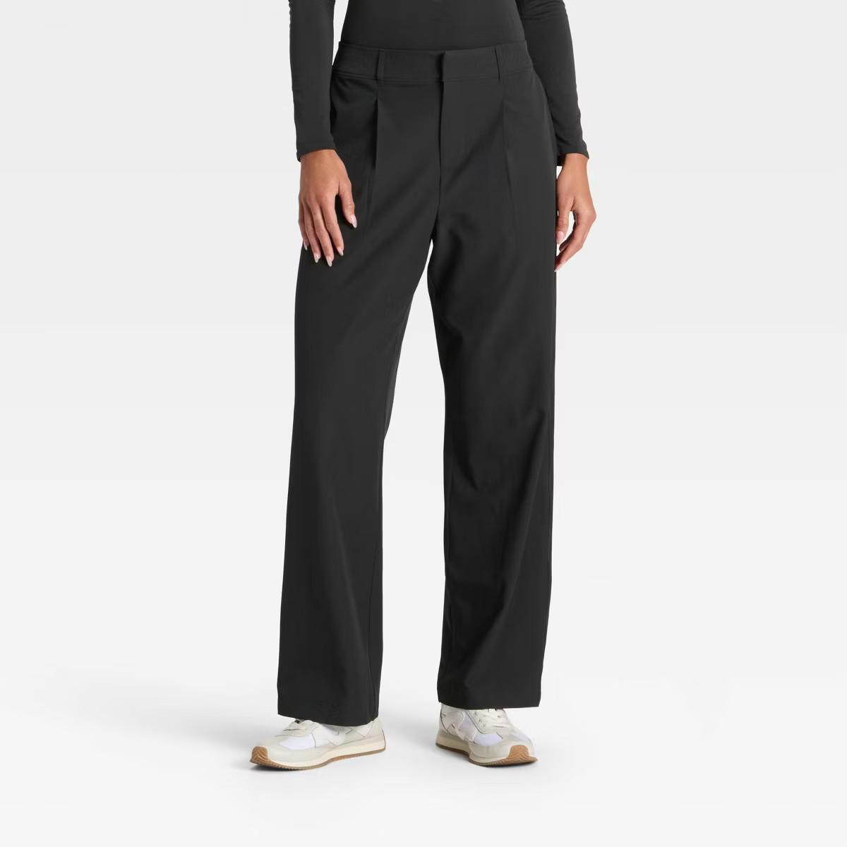 Women's Active Light Woven High-Rise Trouser Pants - All In Motion™ | Target