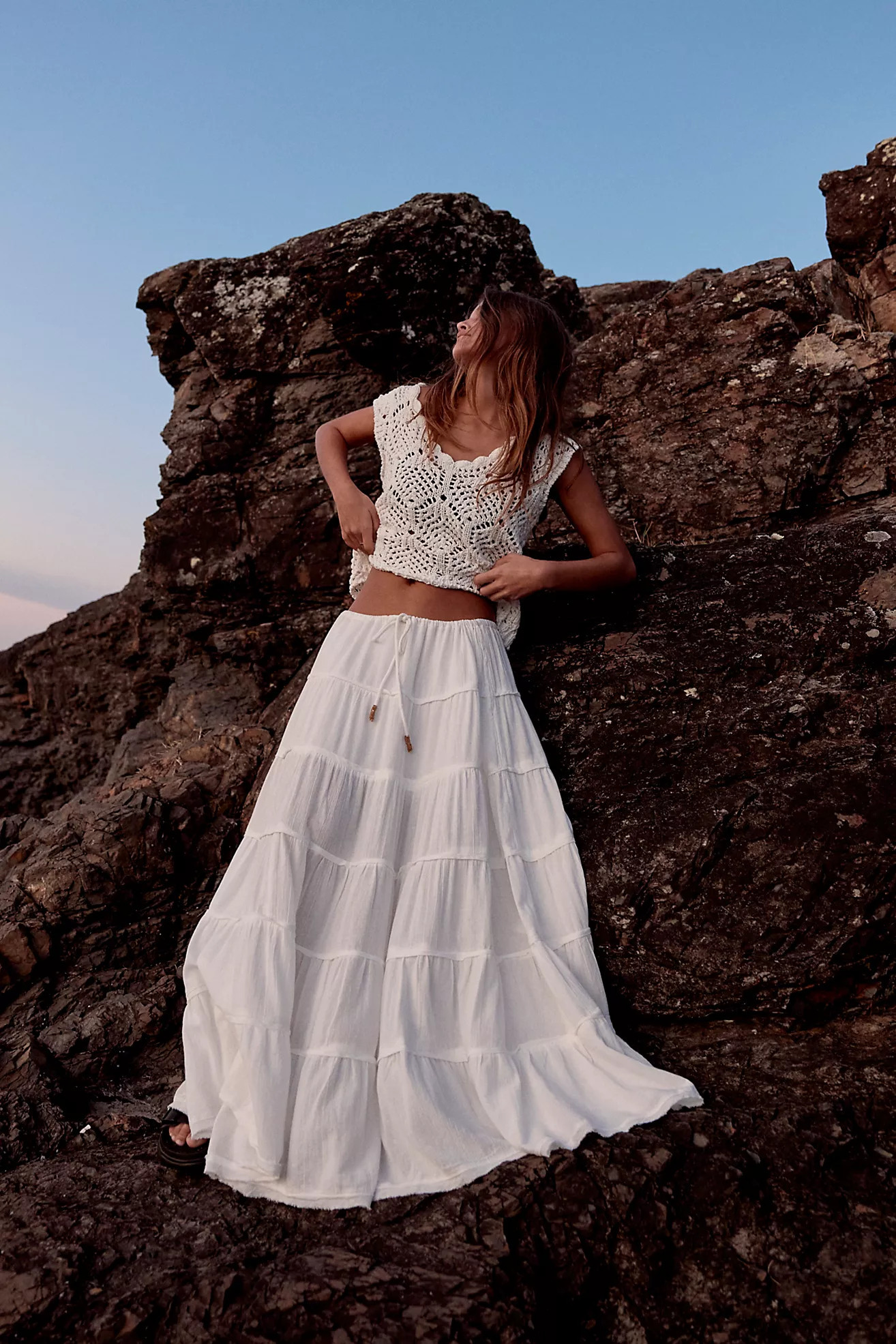Jupe longue Simply Smitten | Free People FR