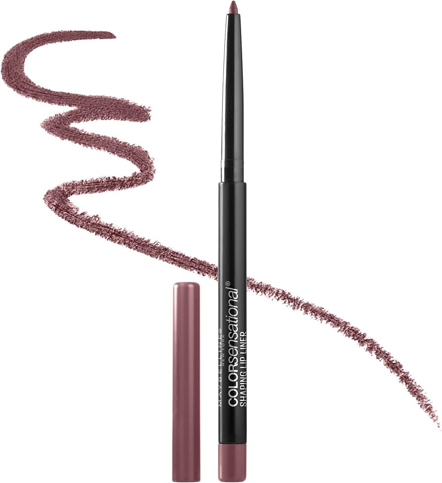 Maybelline Color Sensational Shaping Lip Liner with Self-Sharpening Tip, Almond Rose, Nude Pink, ... | Amazon (US)
