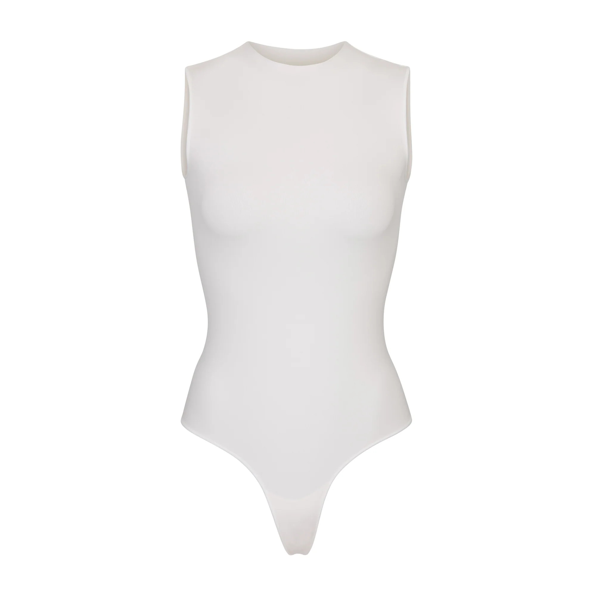 ESSENTIAL CREW NECK SLEEVELESS BODYSUIT | SKIMS (US)