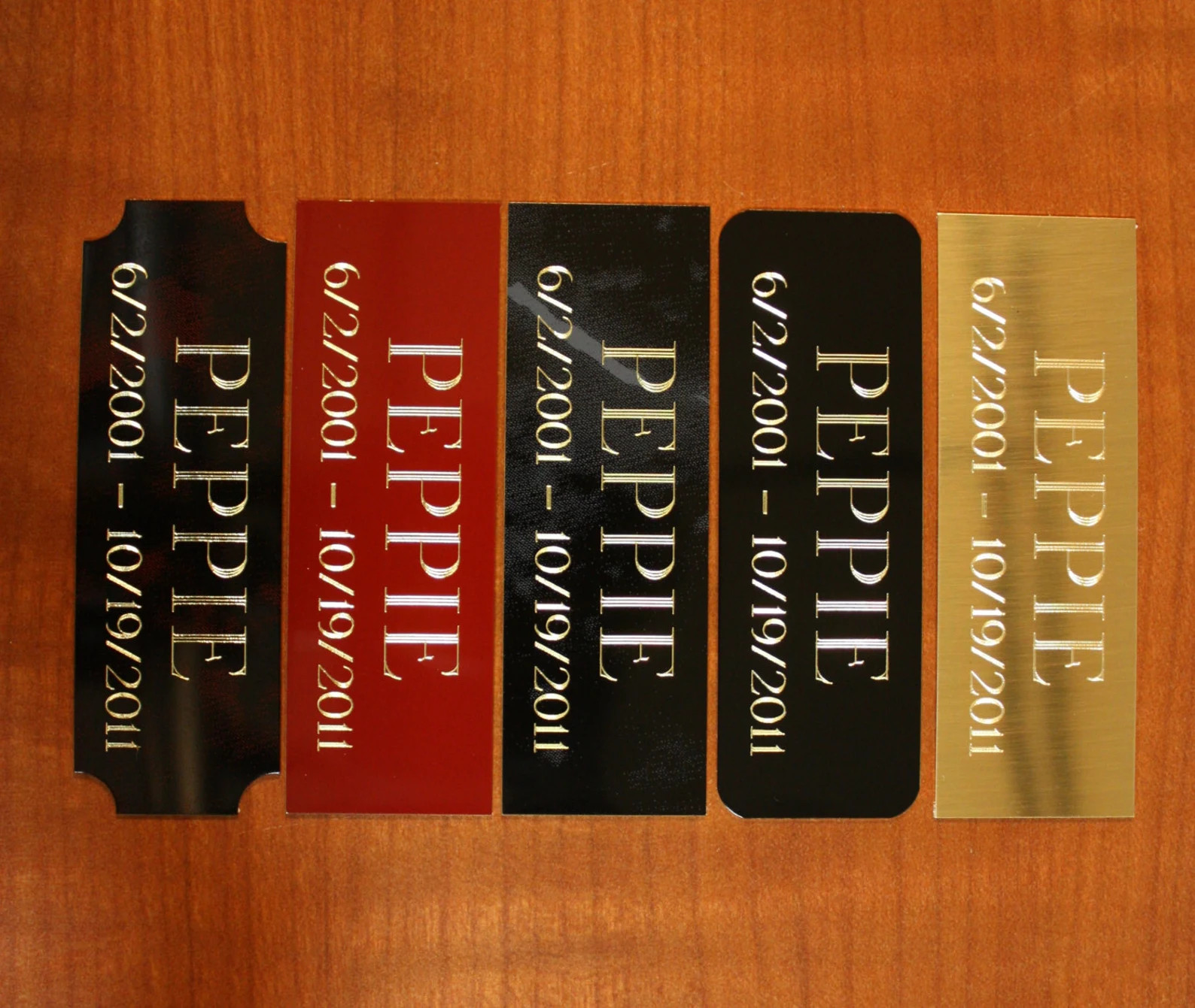 1 X 3 Custom Engraved Solid Brass Plate for Trophies, Flag Box or Any Personalized Project buy 3 ... | Etsy (US)