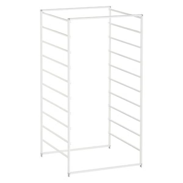 Elfa Narrow 7-Runner Frame White | The Container Store