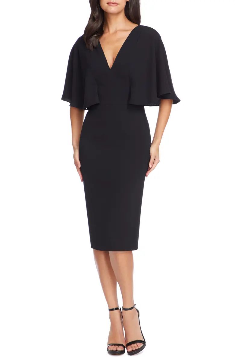 Louisa Butterfly Sleeve Cocktail Dress | Nordstrom