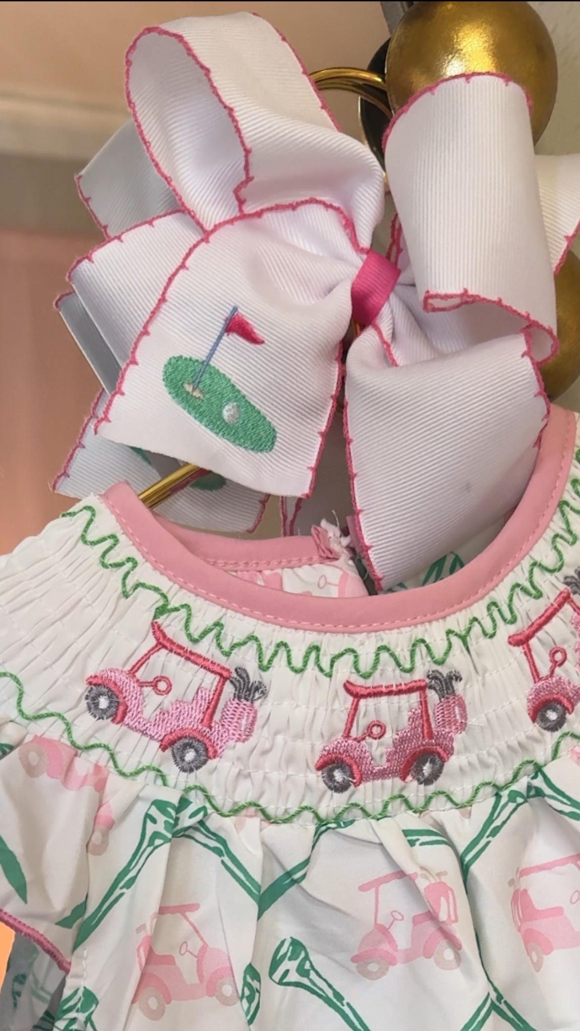 The cutest golf bow! 

#LTKBaby #LTKFamily #LTKKids