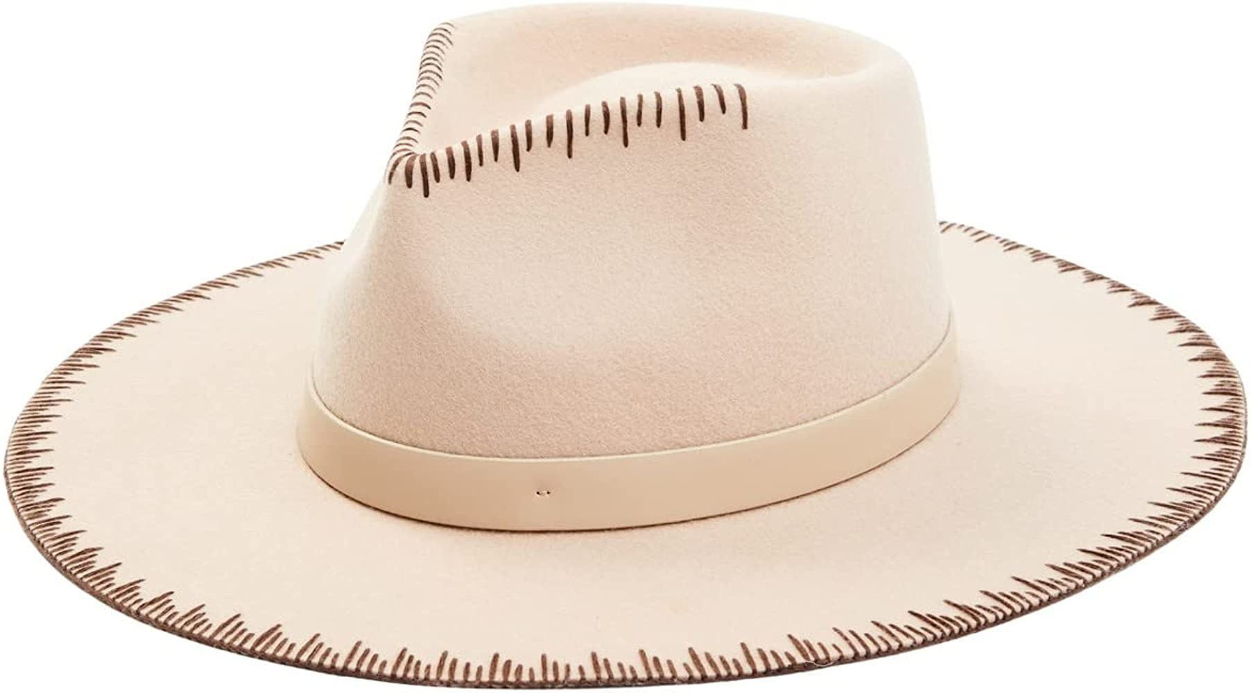 Shyanne Women's Bone Embroidered Edge Fedora Hat - Wfh8240 | Amazon (US)