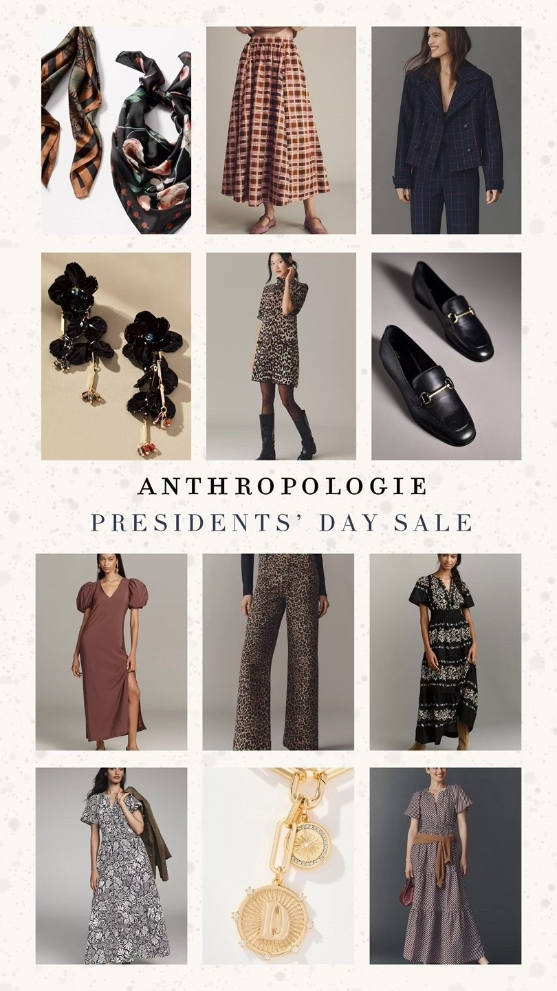 @Anthropologie Presidents’ Day sale is live! Additional 40% off clearance 

#LTKSaleAlert