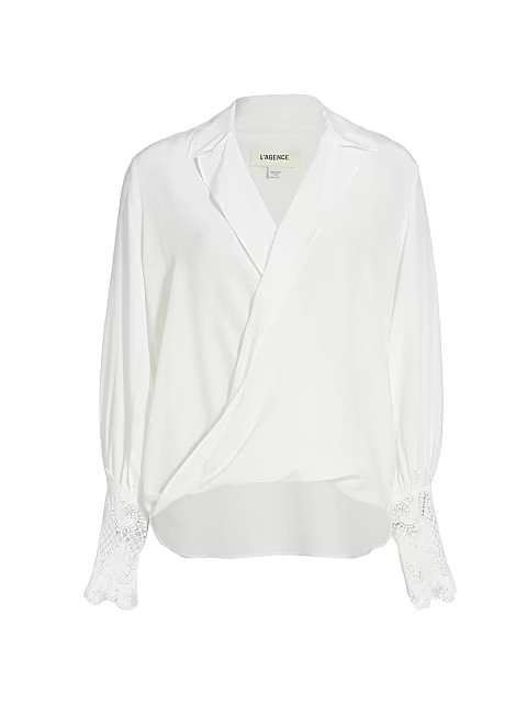 Joah Wrap-Front Blouse | Saks Fifth Avenue