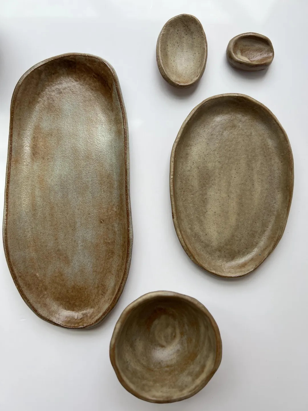 Handmade Terra Cotta Wabi Sabi Sushi Serving Set | Etsy (US)