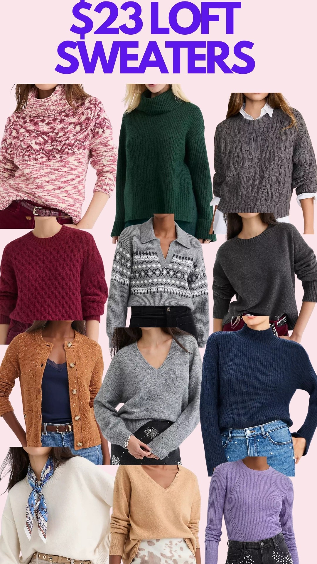 $23 LOFT SWEATER SALE

#LTKSaleAlert
