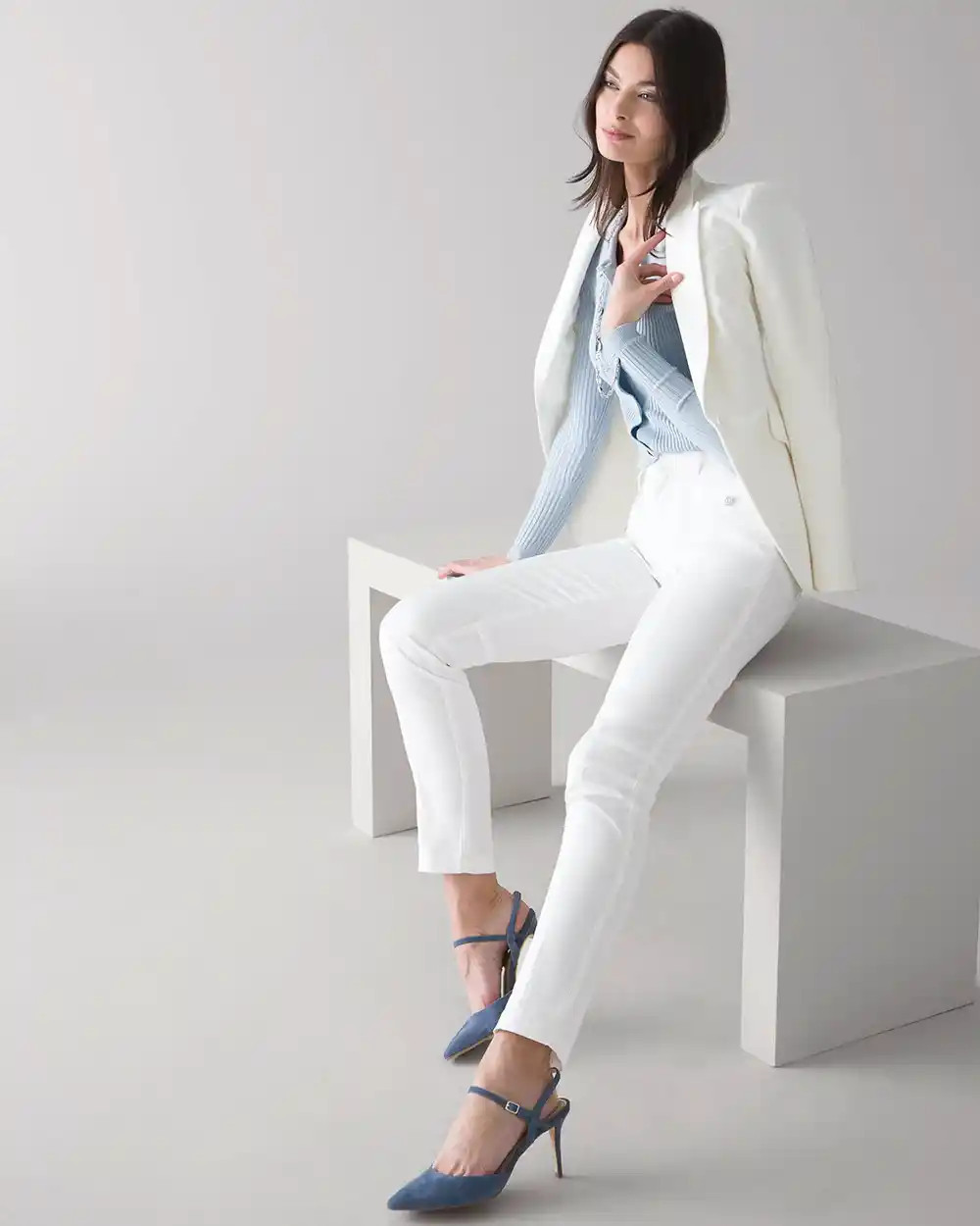 High-Rise Pret-A-Jet Slim Ankle Pants | White House Black Market