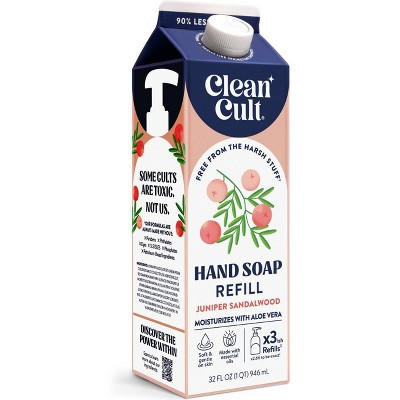 Clean Cult Liquid Hand Soap Refills - Juniper Sandalwood - 32 fl oz | Target