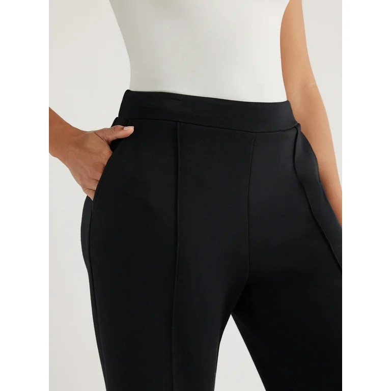 Scoop Women's and Women's Plus Ultimate ScubaKnit Trouser Pants, Sizes XS-4X - Walmart.com | Walmart (US)