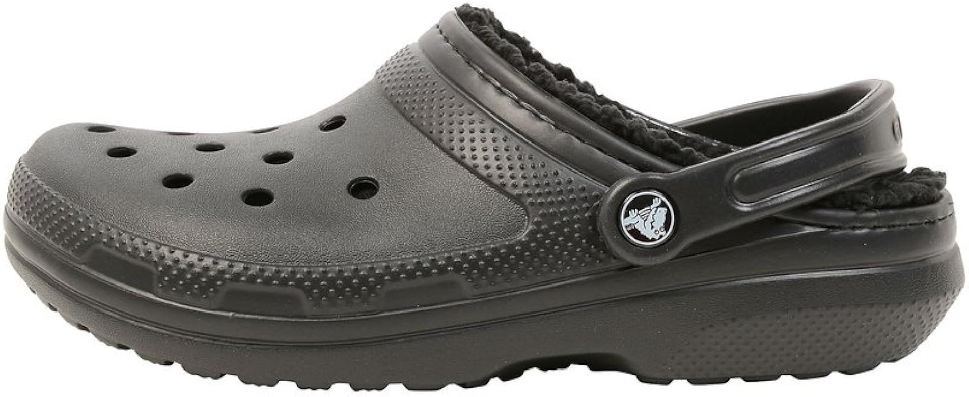 Crocs Men's and Women's Classic Lined Clog | Warm and Fuzzy Slippers | Amazon (US)